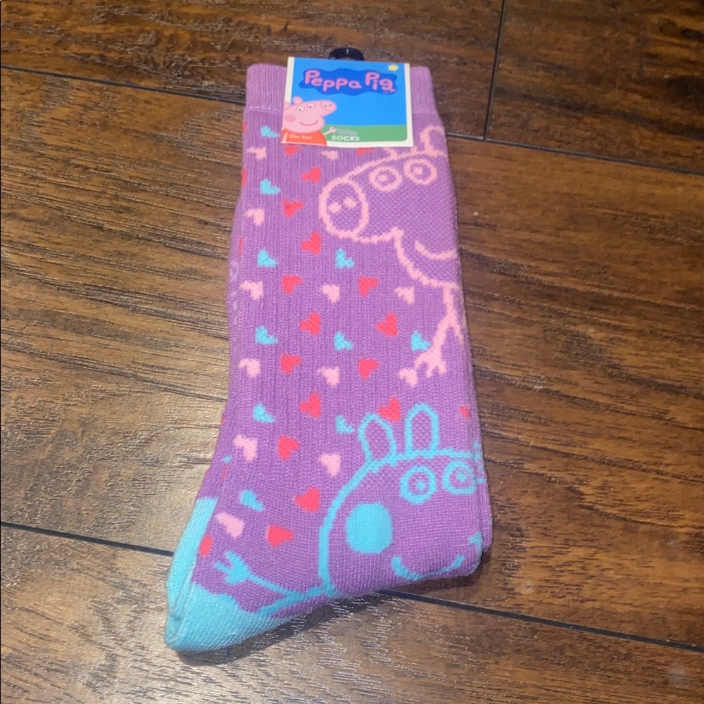 Peppa 🐽 Pig Theme Park Souvenir Socks - Picture 4 of 5